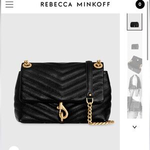 Rebecca Minkoff Black Edie Cross body